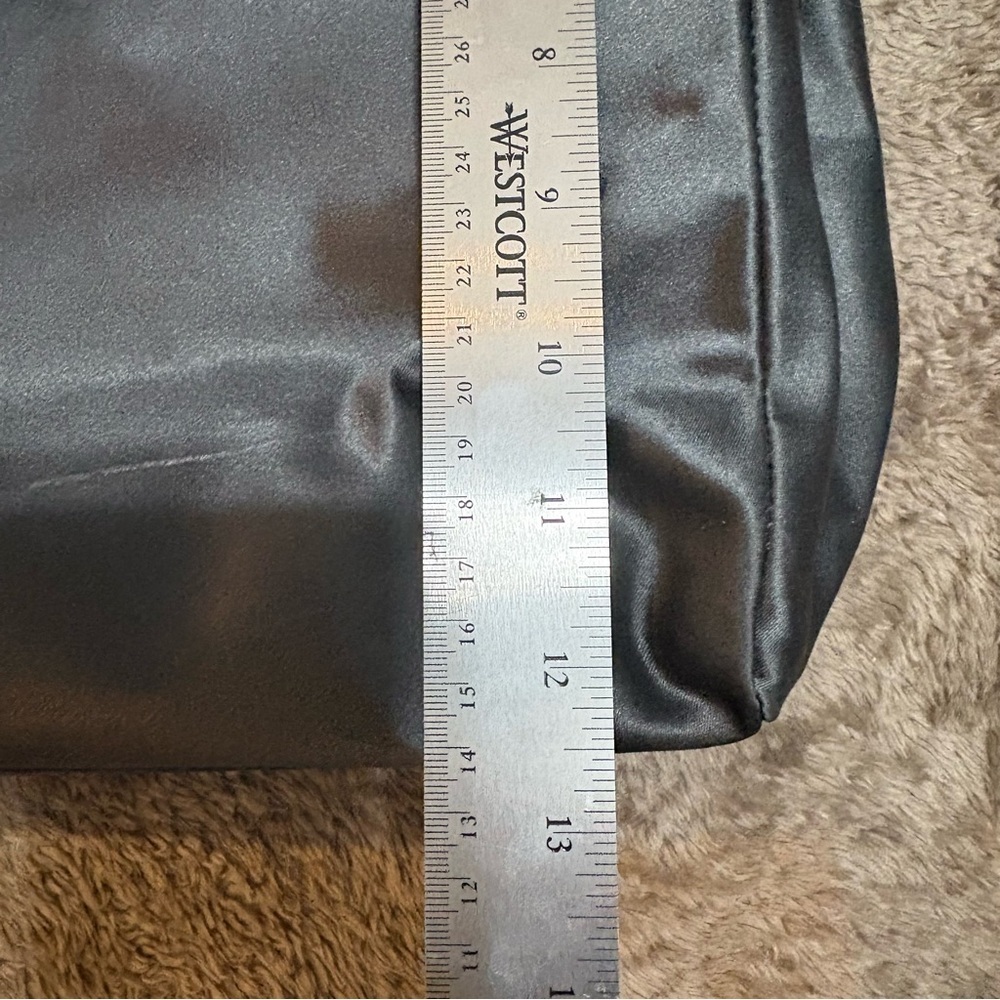 Andrea Mabiani Shoulder Tote Dark Green Made In Italy Leather Straps And Tassle - Picture 8 of 16